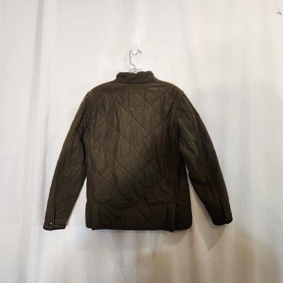 J CREW SUSSEX JACKET Mens S Re Imagined Prima LOFT Green Brown Quilted Corduroy - Picture 3 of 12